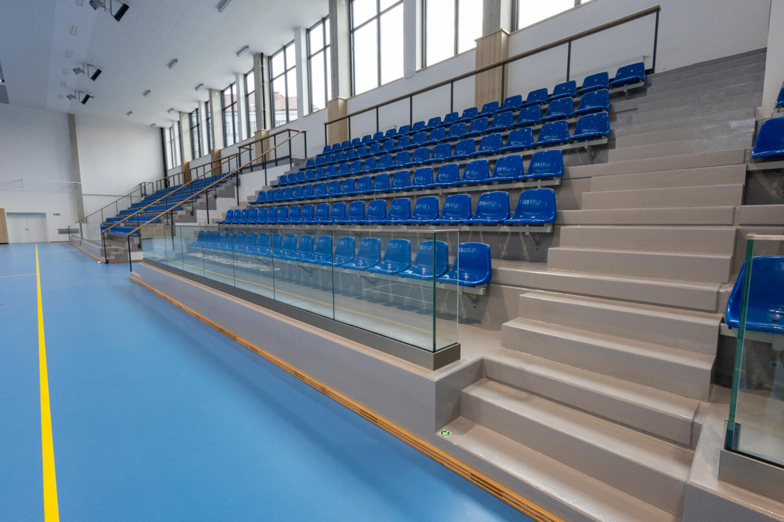 Výstavba nové tělocvičny Gymnázium Říčany